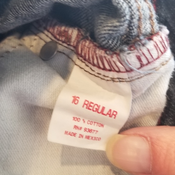 Arizona Relax Jeans Size 16 Boys Jeans - Picture 4 of 6